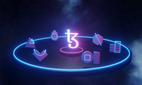 Photo by arifwdn a blue neon clock with the number three on it